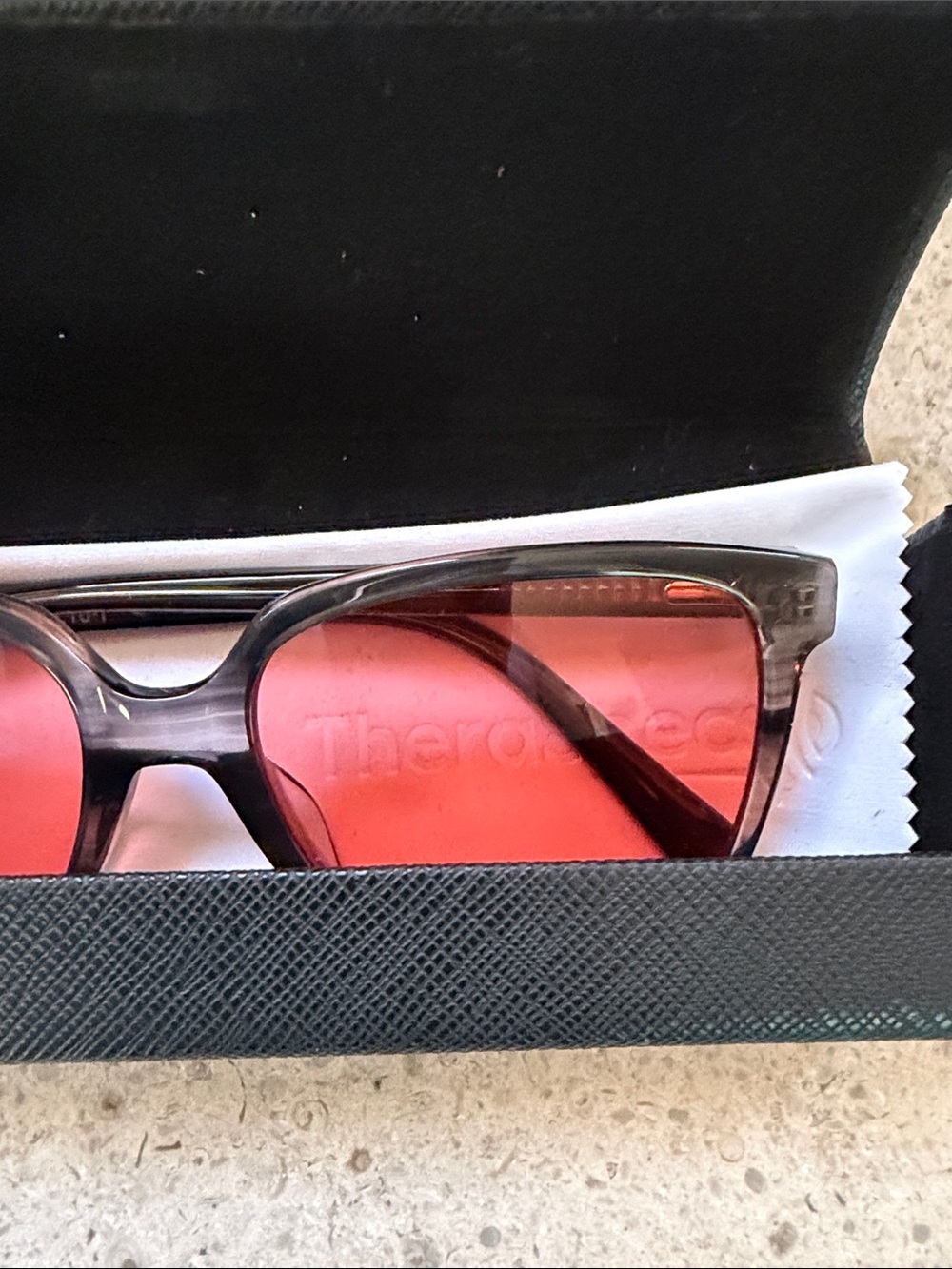 TheraSpecs Vista Migraine Photosensitive Glasses FL-Pro FL-41 Gold Dust Tortoise - Picture 5 of 6